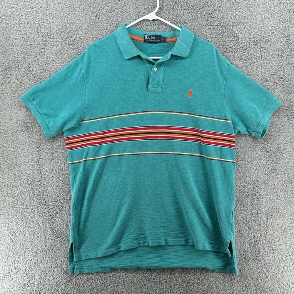 Polo by Ralph Lauren Blue Knit Polo Men’s Sz‎ XL